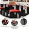 Flash Furniture Red Vinyl Barstool with Natural Wood Back, 2PK 2-XU-DG6V6RDV-NAT-GG - alternate 4